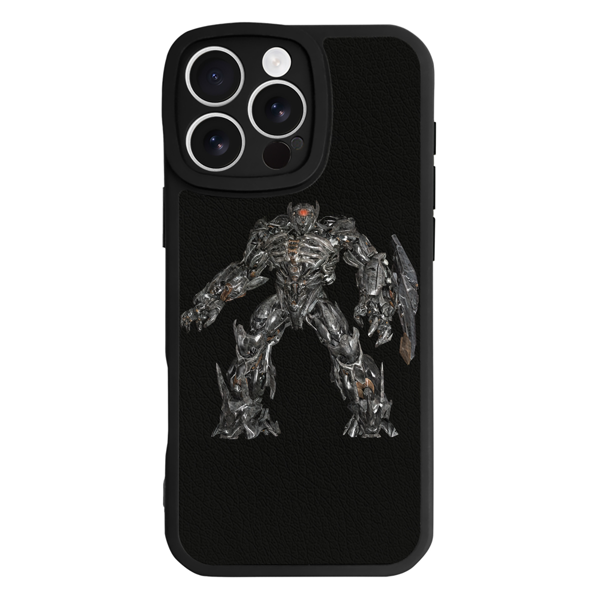 （画像用） Transformers トランスフォーマー 【iPhone 16シリーズ対応】シリコンスマホケース（レザー調） 材質：シリコン